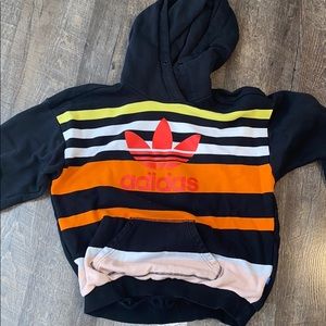 Adidas | S | Striped Hoodie
